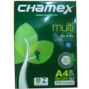 Papel Sulfite CHAMEX - A4 75g/m (Extra Branco Alcalino) 1 - Pacote