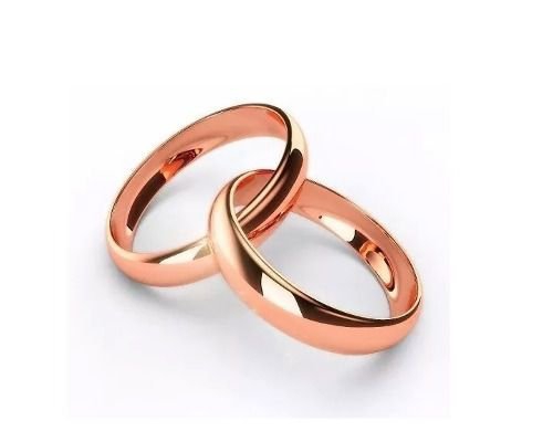 Tudo sobre 'Par Aliança 4mm Banhada Ouro Rose Casamento Noivado - Margo Bonita'