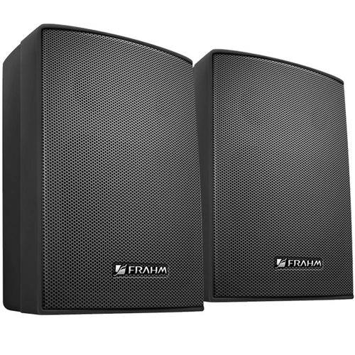 Par de Caixas Acústicas Ps200 Plus para Som Ambiente Preta 31190 - Frahm