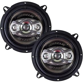 Par de Alto-Falantes 5 Hurricane Quadriaixial H1 5.4 - 150 Watts RMS