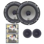 Par de Alto-Falantes 6" NAR Audio 600-CS-2 PP - 110 Watts RMS