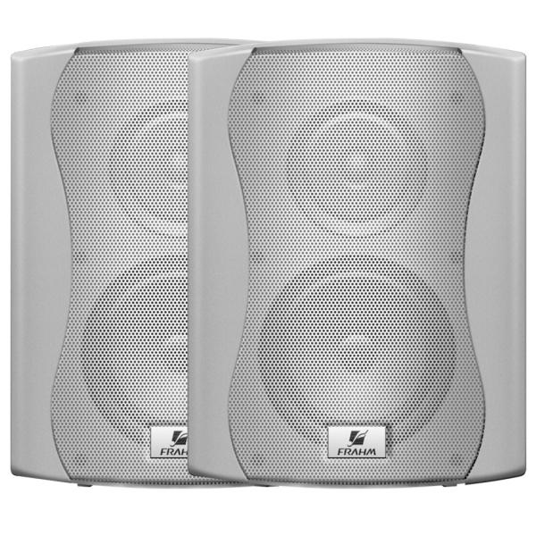 Par de Caixas Acústicas PS6 Plus para Som Ambiente Branca 31050 - Frahm