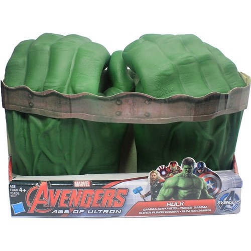 Par de Luvas Mão do Hulk os Vingadores / Avengers / Marvel