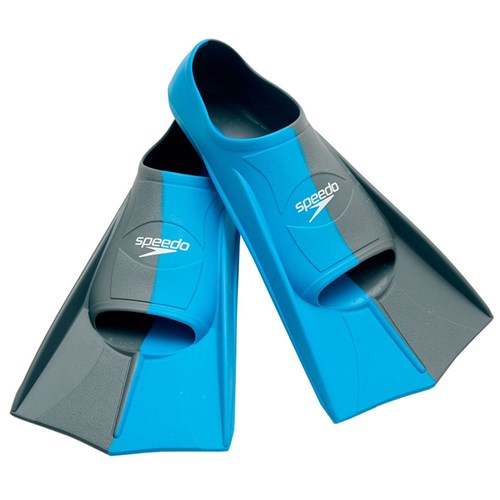 Par de Nadadeiras Training Fin Dual Azul Silicone Speedo - 38/39
