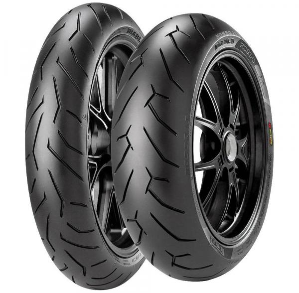Par Pneu Cb 250 Twister 140/70r17 + 110/70R17 Tl Diablo Rosso II Pirelli - Pirelli Moto