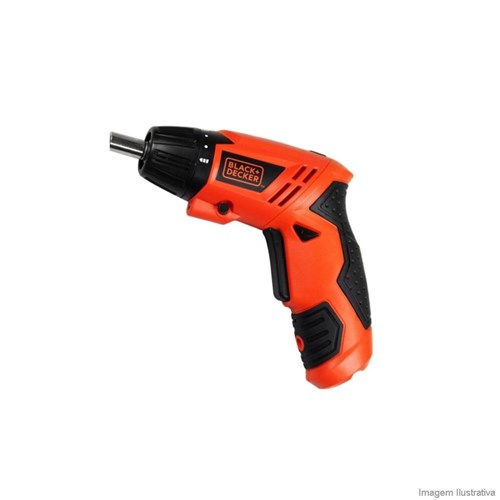 Parafusadeira a Bateria Black&Decker Kc4815b com Ponta Magnética e 15 Bits - 4.8V - Bivolt