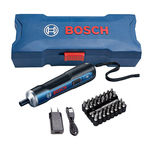 Parafusadeira A Bateria Bosch Go 3.6v 06019h20e1 Com Kit 33 Peças