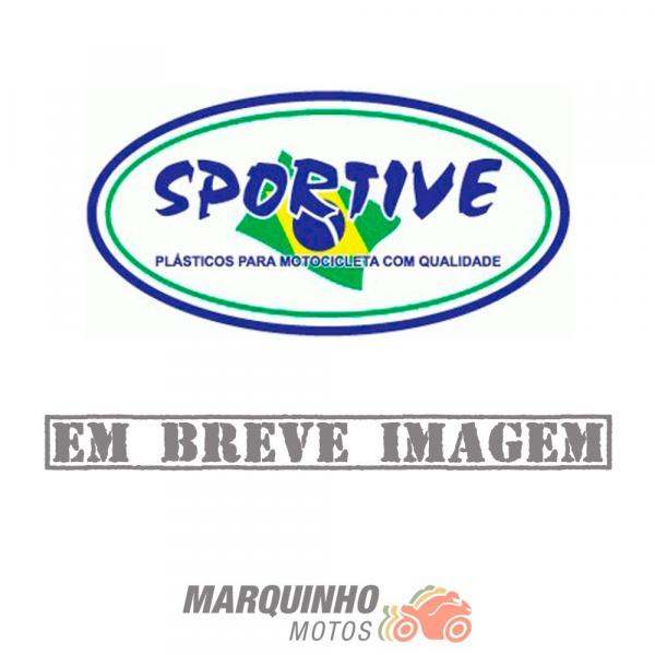 Paralama Dianteiro NXR 125/150 Bros 2004 Até 2008 Preto - Sportive