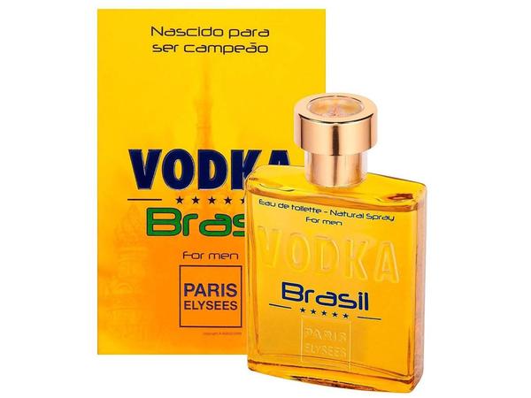 Paris Elysees Vodka Brasil Yellow Perfume - Masculino Eau de Toilette 100ml
