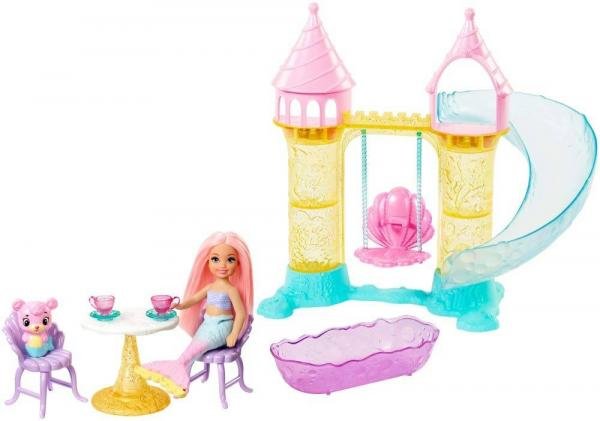 Parque Aquático Chelsea Sereia Barbie - Mattel FXT20