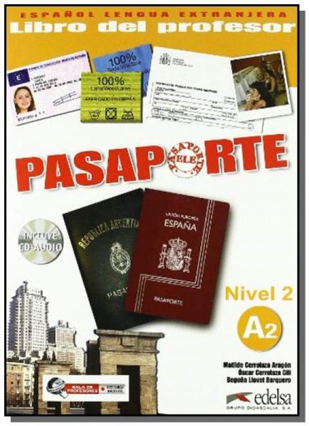 Pasaporte A2 - Libro Del Profesor + Cd Audio - Edelsa