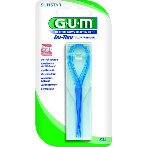 Passa Fio Gum Ultra Flexivel 25 Unidades