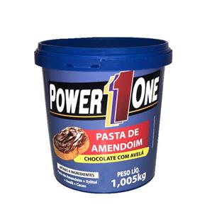 Pasta Amendoim Chocolate com Avelã - 1Kg - Power One - Chocolate - 1 Kg