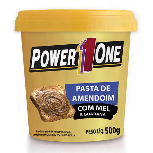 Pasta Amendoim com Mel de Guaraná Power One 500g - Nut