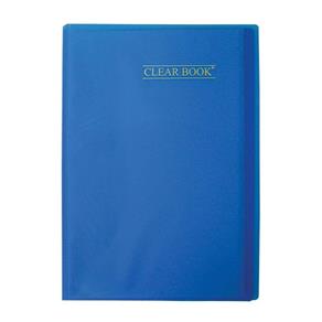 Pasta Catálogo 20 Sacos Plásticos Oficio Clear Book YES - Azul
