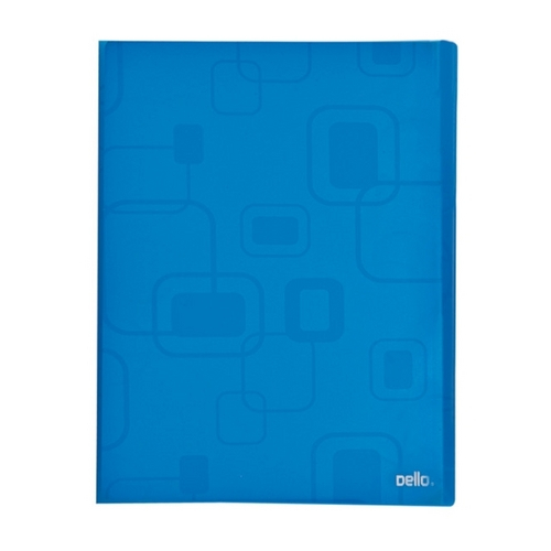 Pasta Catálogo A3 Pp Fine C/ 30 Plásticos Azul - Dello