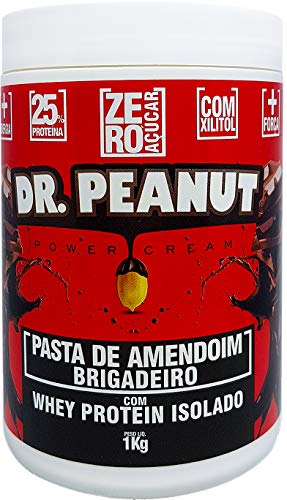Pasta de Amendoim 1kg Brigadeiro C/Whey - Dr Peanut