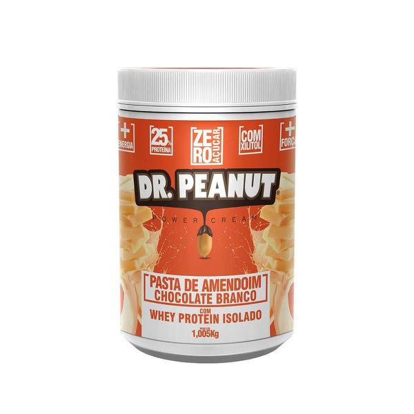 Pasta de Amendoim 1kg C/ Whey Isolado - Dr Peanut