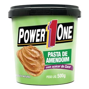 Pasta de Amendoim 500G Açúcar de Coco - Power One