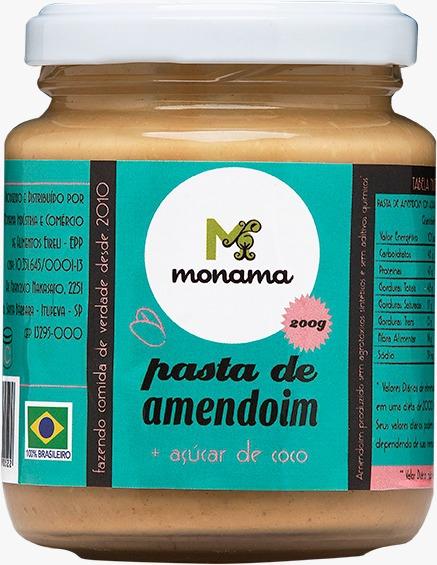 Pasta de Amendoim + Açúcar de Coco 200g - Monama