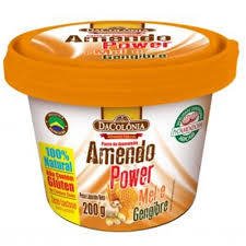 Pasta de Amendoim Amendo Power Mel+Gengibre 200G Dacolônia