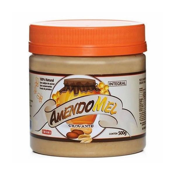 Pasta de Amendoim Amendomel 500g Crocante 100 Thiani