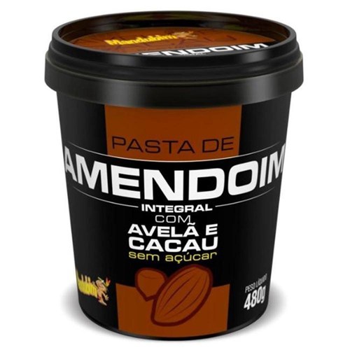 Pasta de Amendoim Avelã e Cacau 480G