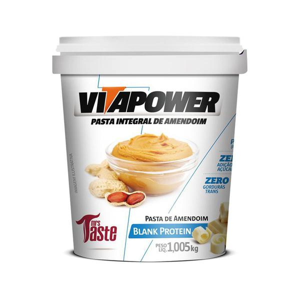 Pasta de Amendoim Blank Protein VitaPower - 1kg - Mrs Taste