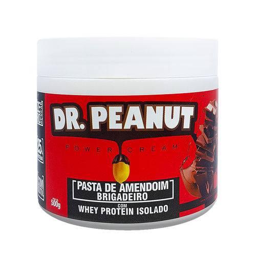 Tudo sobre 'Pasta de Amendoim Brigadeiro com Whey (500g) - Dr. Peanut'