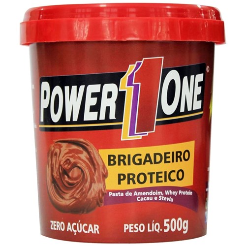 Pasta de Amendoim Brigadeiro Proteico 500G - Power One