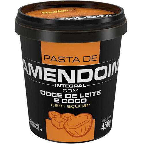 Pasta de Amendoim C/doce de Leite e Coco Mandubim