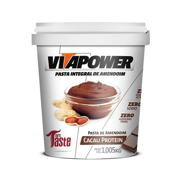 Pasta de Amendoim Cacau Protein VitaPower - 1kg - Mrs Taste