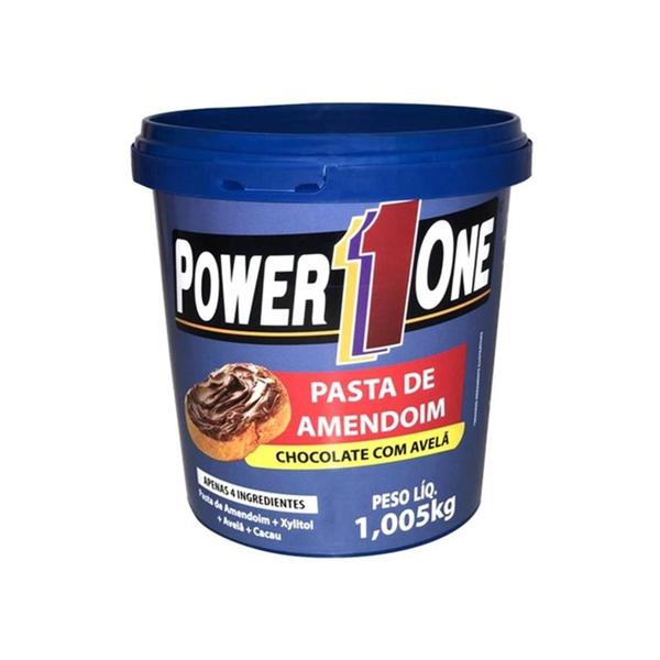 Pasta de Amendoim Choco / Avela 1kg Power One - Power1One
