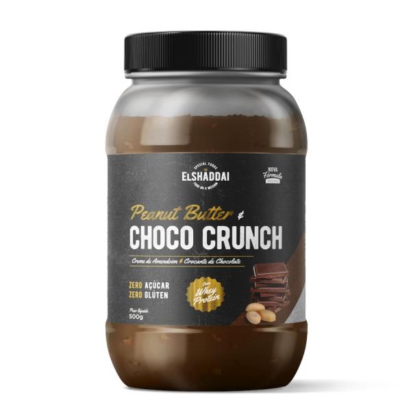 Pasta de Amendoim Choco Crunch Whey 500g - El Shaddai