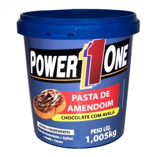 Pasta de Amendoim Chocolate com Avelã (1,005Kg) Power One