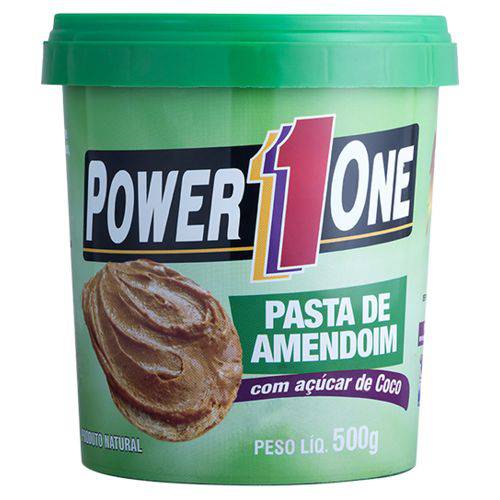 Pasta de Amendoim com Açúcar de Coco (500g) - Power1one
