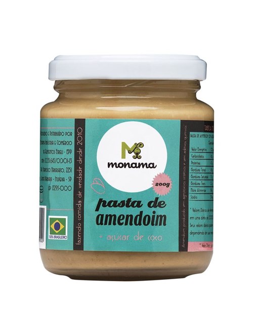 Tudo sobre 'Pasta De Amendoim Com Açúcar De Coco Monama 200g'