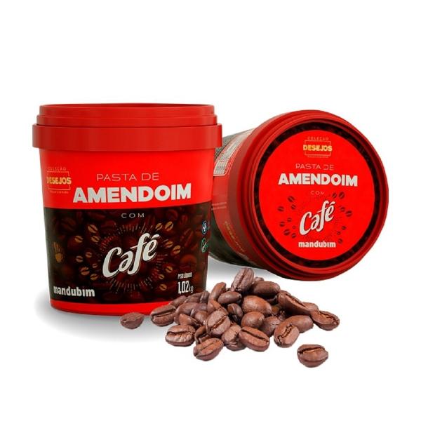 Pasta de Amendoim com Cafe - 1,02kg - Mandubim