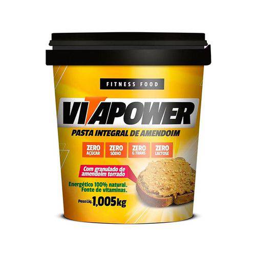 Pasta de Amendoim Granulado 1kg Vitapower
