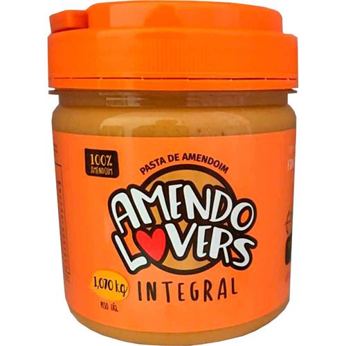 Pasta de Amendoim Integral 1070g Amendo Lovers