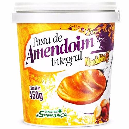 Pasta de Amendoim Integral 450 Gr- Mandubim