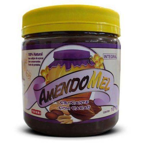 Pasta de Amendoim Integral Amendomel Cacau Crocante (1KG)