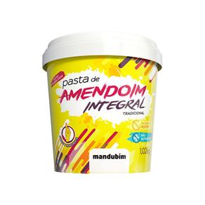 Pasta de Amendoim Integral Sem Glúten e Açúcar 450g Mandubim - Amendoim - 450 G