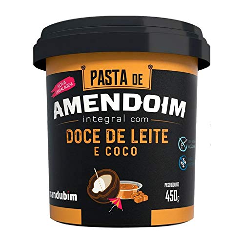 Pasta de Amendoim Mandubim Doce de Leite e Coco