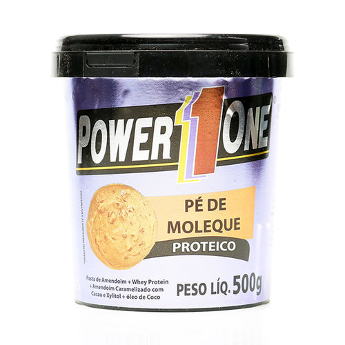 Pasta de Amendoim Pé de Moleque - 500g - Power One