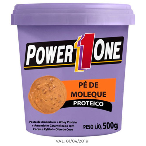 Pasta de Amendoim Pé de Moleque Proteico (500g) - Power One