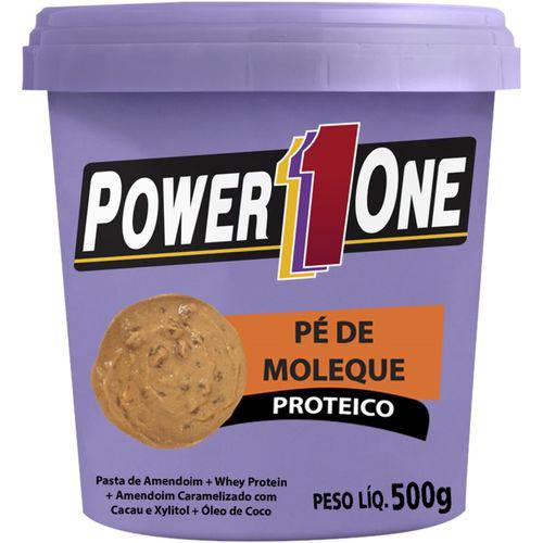 Pasta de Amendoim Pé de Moleque Proteico (Pt) 500g - Power One
