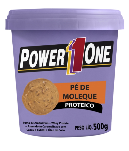 Pasta de Amendoim - Power One - Pé de Moleque Proteico - 500g