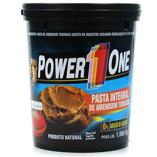 Pasta de Amendoim Tradicional Power One - 1kg