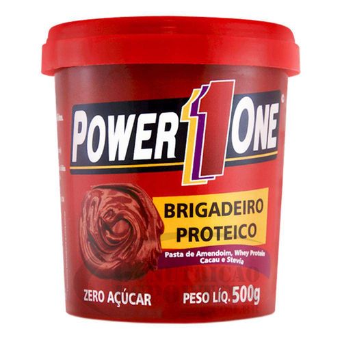 Tudo sobre 'Pasta de Amendoin C/ Brigadeiro Proteico (500g) - Power 1 One'